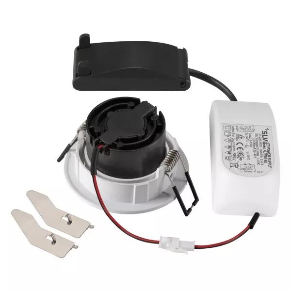 SLV - NEW TRIA� 68, spot encastr�, int�rieur, rond, blanc, LED, 11W, IP 20 (1007423)