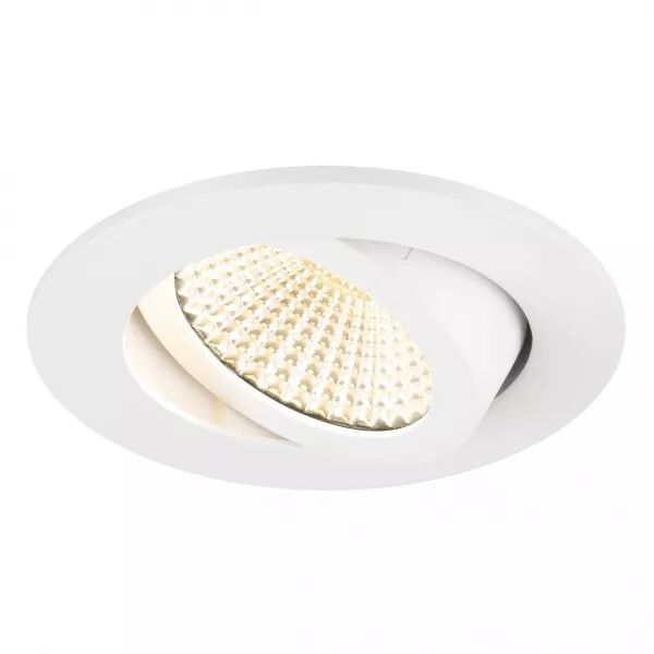 SLV - NEW TRIA� 68, spot encastr�, int�rieur, rond, blanc, LED, 11W, IP 20 (1007425)