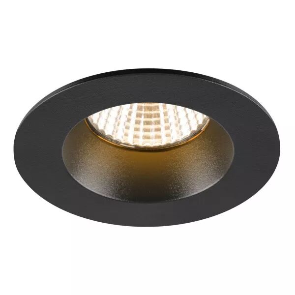 SLV - NEW TRIA� 68, spot encastr�, int�rieur, rond, noir, LED, 8,3W, IP20 / IP65 (1007406)