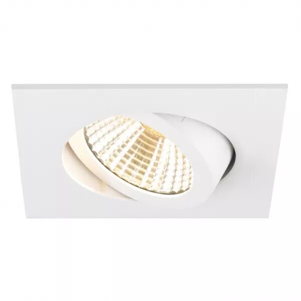 SLV - NEW TRIA� 68, spot encastr� int�rieur, carr�, orientable, blanc, LED, 8,3W (1007397)