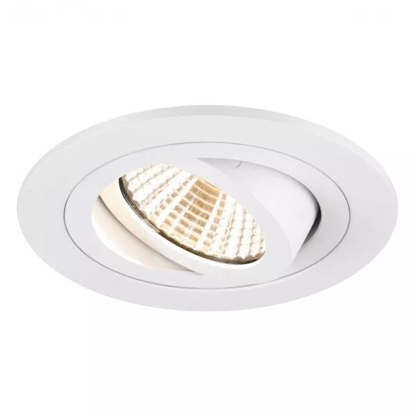 SLV - NEW TRIA� 75, spot encastr�, int�rieur, rond, orientable, blanc, LED, 8,3W (1007401)