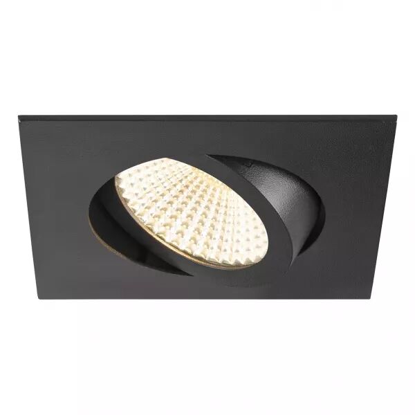 SLV - NEW TRIA� UNIVERSAL 68, spot encastr�, int�rieur, carr�, noir, LED, 8,6W (1007440)