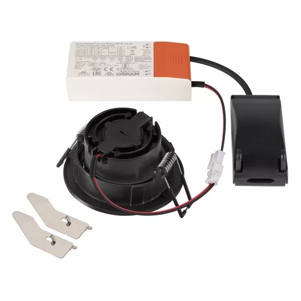 SLV - NEW TRIA� UNIVERSAL 68, spot encastr�, int�rieur, rond, noir, LED, 8,6W (1007434)