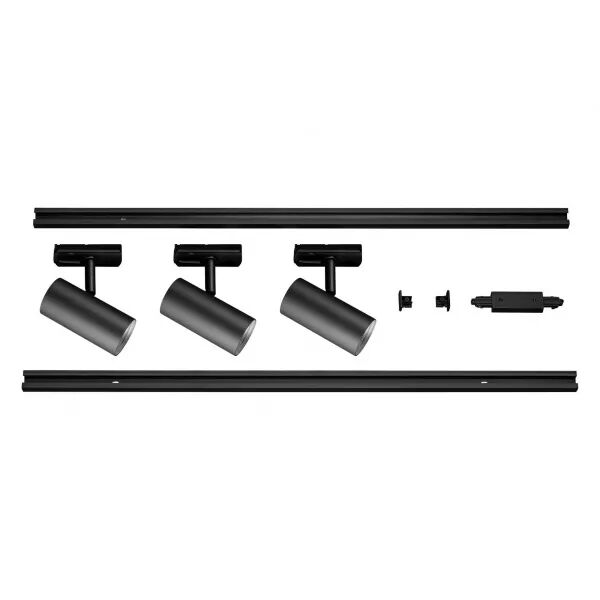 SLV - NOBLO� SPOT, set syst�me de rails, rond, 2700 K, 19W, 32�, noir (1007673)