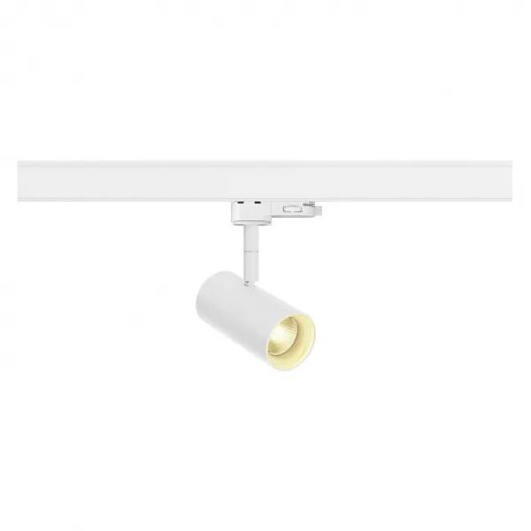 SLV - NOBLO� SPOT, spot rail 3 allumages rond 4000K, 6,2W coupure fin phase, 32� blanc (1007649)