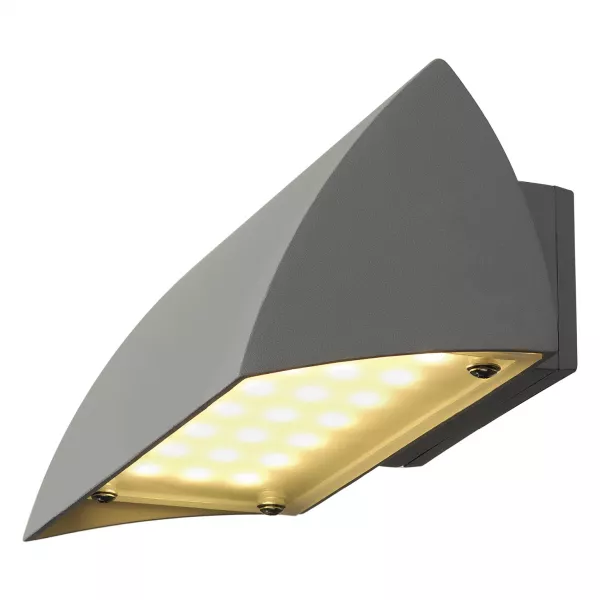 SLV - NOVA LED applique, gris argent, 7.9W, 3000K, IP44 (227054)