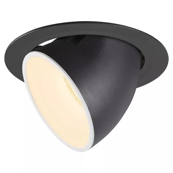 SLV - NUMINOS� GIMBLE XL, encastr� downlight, int�rieur, noir/blanc, LED, 37,4W, 20� (1006048)