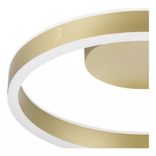 SLV - ONE 40, applique et plafonnier, rond, 2700/3000K, 14W, DALI, Touch, 130�, laiton (1008551)