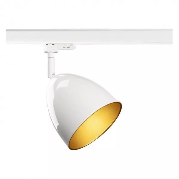 SLV - PARA CONE 14, spot rail 3 allumages, int�rieur, GU10, blanc/or (1008056)