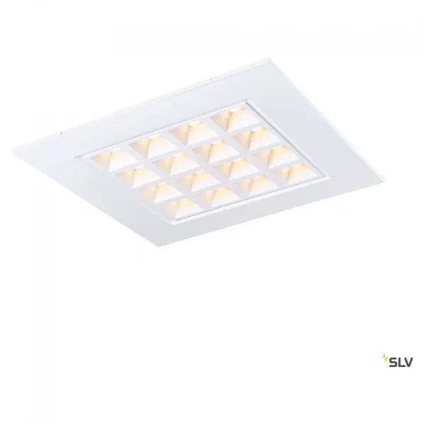 SLV - PAVANO, spot encastr� int�rieur, 620x620mm, UGR<19, blanc, LED, 25W, 3000K (1003078)