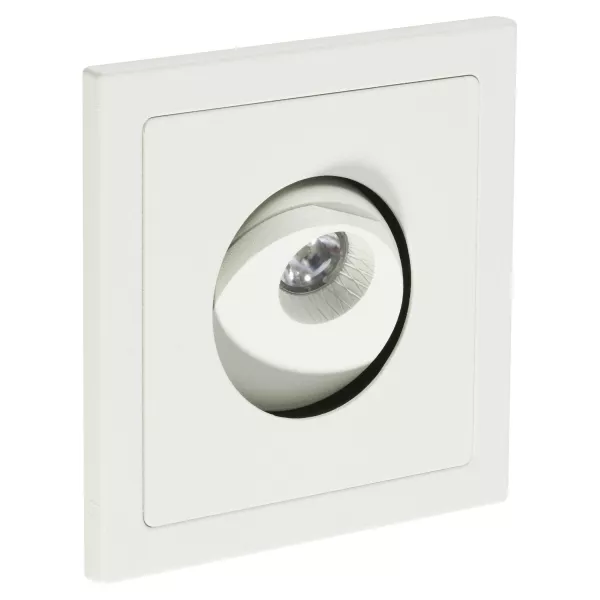 SLV - PHO encastr�, blanc, LED 1W, 3000K (146211)