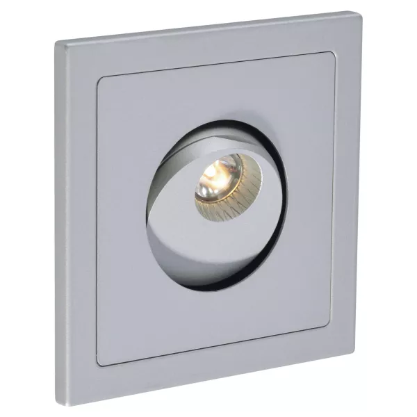 SLV - PHO encastr�, gris argent, LED 1W, 3000K (146214)