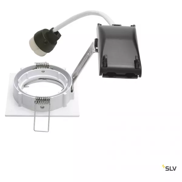 SLV - PIKA, encastr�, carr�, orientable, blanc, QPAR51 max. 50W (1002208)