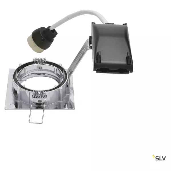 SLV - PIKA, encastr�, carr�, orientable, gris argent, QPAR51 max. 50W (1002211)