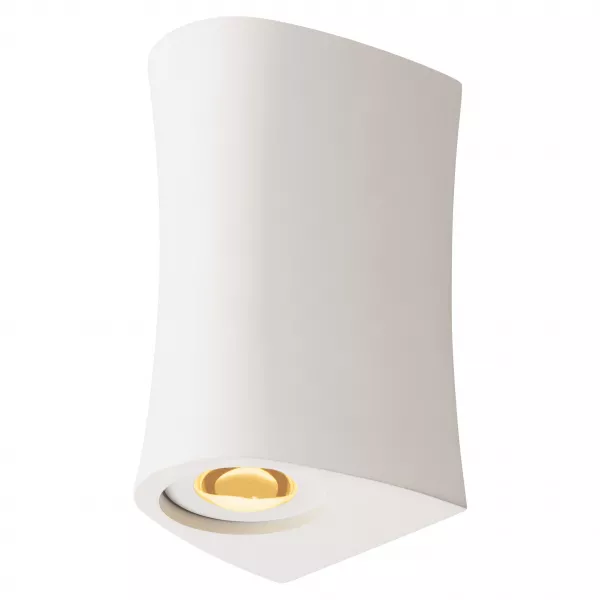 SLV - PLASTRA UP/DOWN, applique, curve, pl�tre blanc, LED 6,6W, 3000K (1001271)