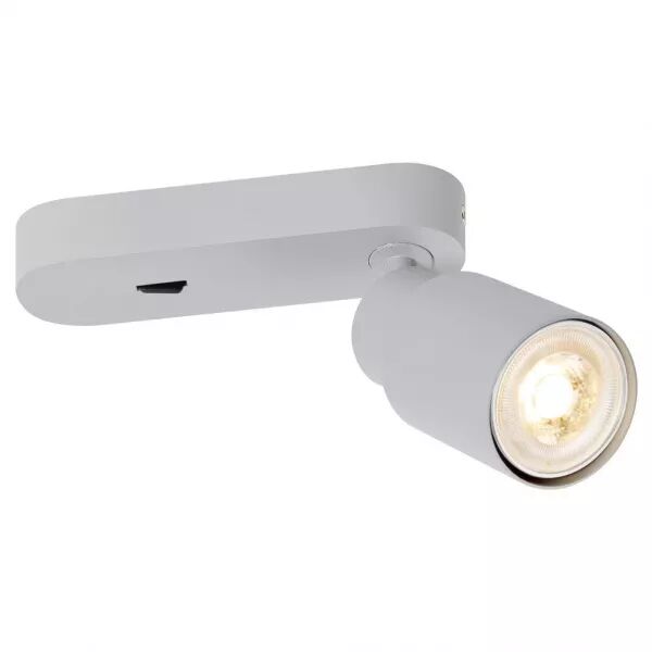 SLV - PURI 2,0 Tube, applique et plafonnier, CCT, rectangulaire, 6W, GU10, gris (1008299)