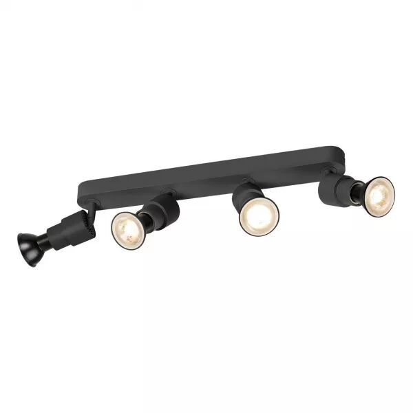 SLV - PURI 2.0 Basic, applique et plafonnier, long, quadruple, 6W GU10, noir (1008239)
