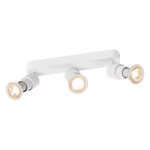 SLV - PURI 2.0 Basic, applique et plafonnier, long, rond, triple, 6W GU10, blanc (1008234)