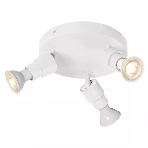 SLV - PURI 2.0 Basic, applique et plafonnier, rond, triple, 6W GU10, blanc (1008236)