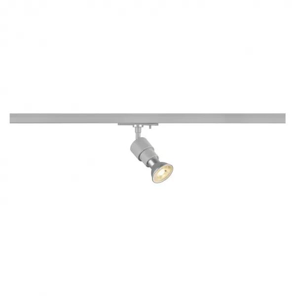 SLV - PURI 2.0 Basic, spot pour rail 1 allumage, GU10, simple, 6W, gris (1008358)