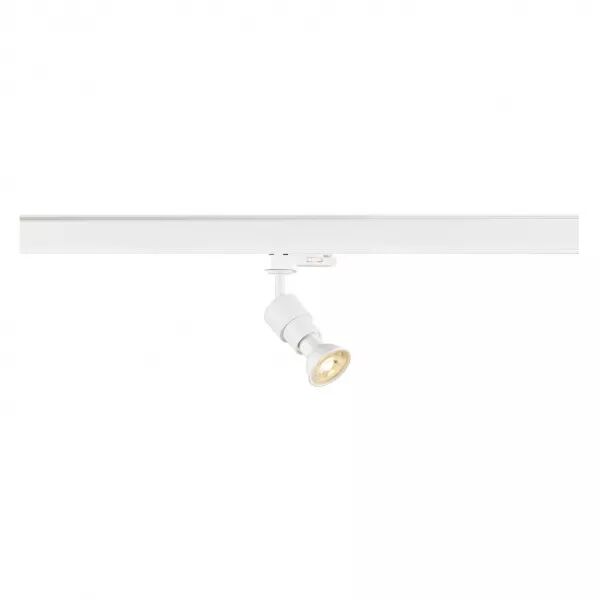SLV - PURI 2.0 Basic, spot rail 3 allumages, GU10, simple, 6W, blanc (1008360)