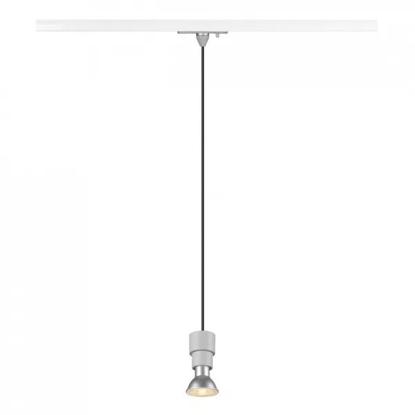 SLV - PURI 2.0 Basic, suspension pour rail 1 allumage, GU10, L200 cm, 6W, gris (1008209)