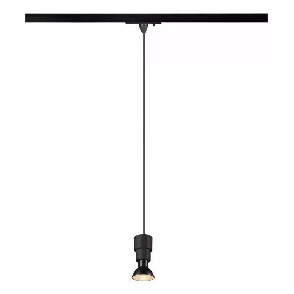 SLV - PURI 2.0 Basic, suspension pour rail 1 allumage, GU10, L200 cm, 6W, noir (1008207)