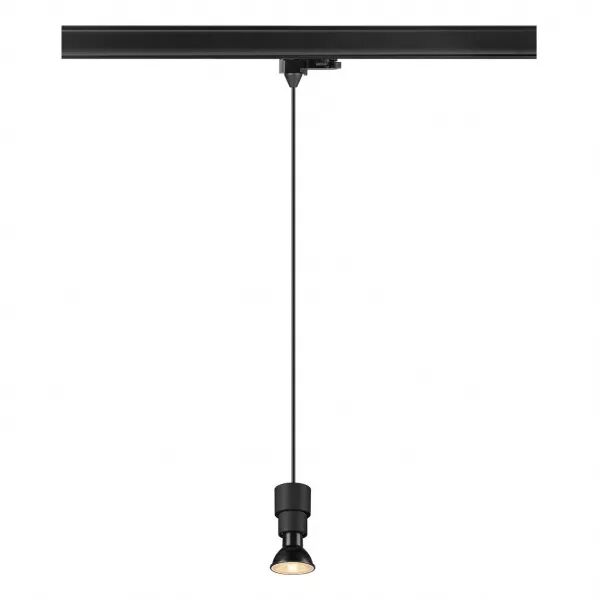 SLV - PURI 2.0 Basic, suspension pour rail 3 allumages, GU10, L200 cm, 6W, noir (1008210)