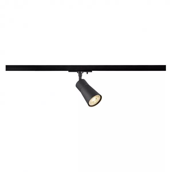 SLV - PURI 2.0 Cone, spot pour rail 1 allumage, int�rieur, GU10, simple, 6W, noir (1008246)