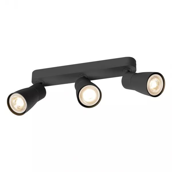 SLV - PURI 2.0 Dome, applique et plafonnier, long, triple, 6W, GU10, noir (1008328)