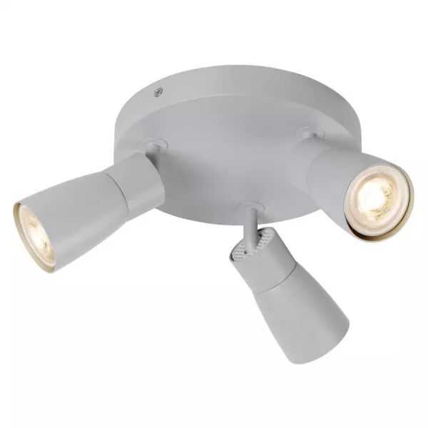 SLV - PURI 2.0 Dome, applique et plafonnier, rond, triple, 6W, GU10, gris (1008343)