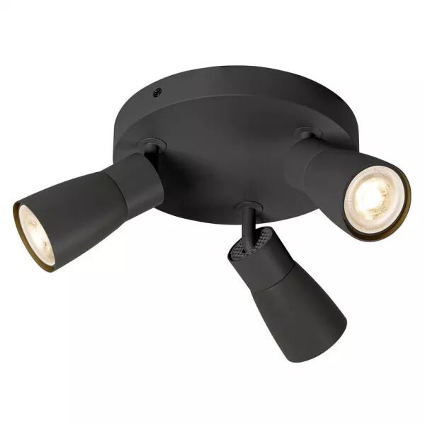 SLV - PURI 2.0 Dome, applique et plafonnier, rond, triple, 6W, GU10, noir (1008340)