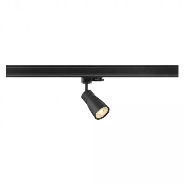 SLV - PURI 2.0 Dome, spot rail 3 allumages, int�rieur, GU10, simple, 6W, noir (1008272)