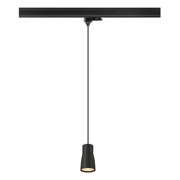 SLV - PURI 2.0 Dome, suspension rail 3 allumages, GU10, L200 cm, simple, 6W, noir (1008281)