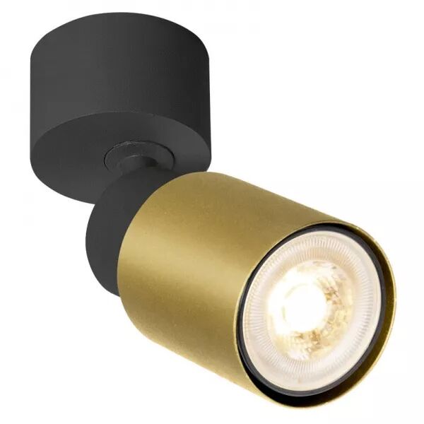 SLV - PURI 2.0 Tube, applique et plafonnier, int�rieur, simple, 6W, GU10, noir/or (1008285)
