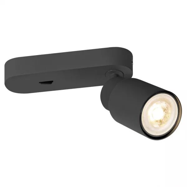 SLV - PURI 2.0 Tube, applique et plafonnier, interrupteur, carr�, 6W, GU10, noir (1008296)
