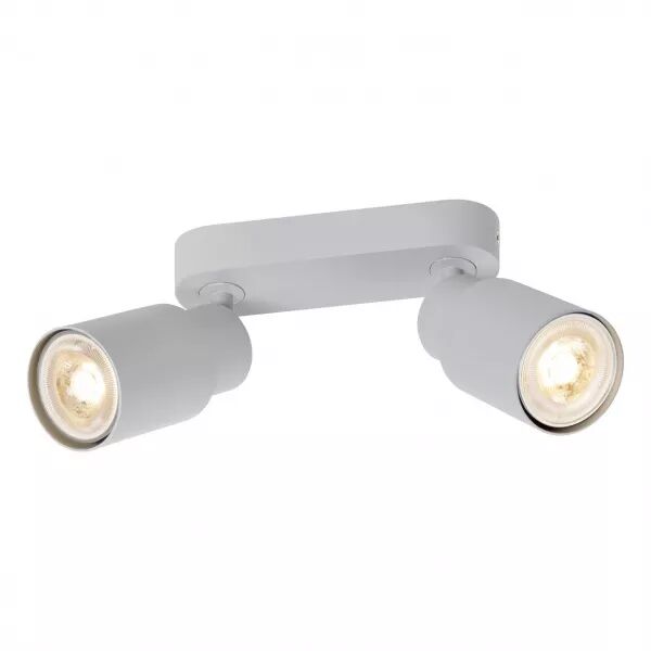 SLV - PURI 2.0 Tube, applique et plafonnier, long, double 6W, GU10, gris (1008364)