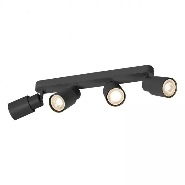 SLV - PURI 2.0 Tube, applique et plafonnier, long, quadruple, 6W, GU10, noir (1008344)