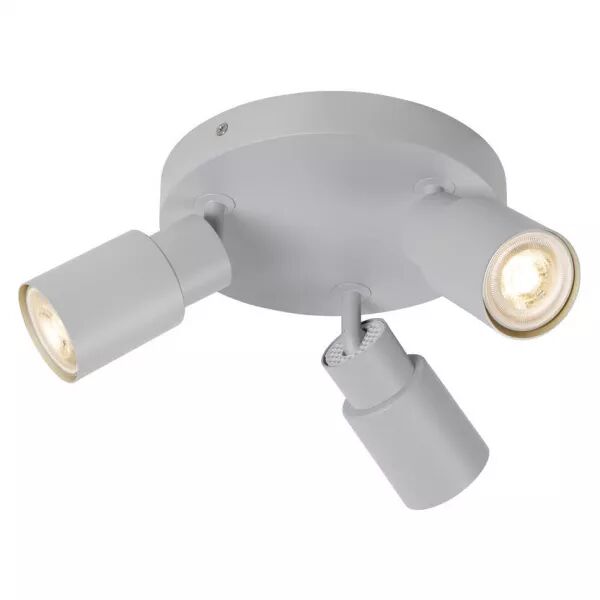 SLV - PURI 2.0 Tube, applique et plafonnier, rond, triple, 6W, GU10, gris (1008335)