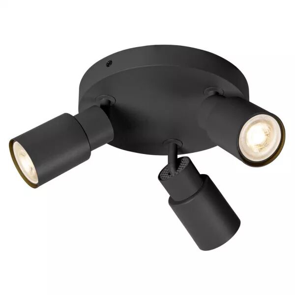 SLV - PURI 2.0 Tube, applique et plafonnier, rond, triple, 6W, GU10, noir (1008332)