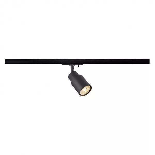 SLV - PURI 2.0 Tube, spot pour rail 1 allumage, int�rieur, GU10, simple, 6W, noir (1008242)