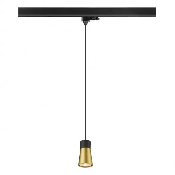 SLV - PURI 2.0 Tube, suspension rail 3 allumages, GU10, L200 cm, simple, 6W, noir/or (1008279)