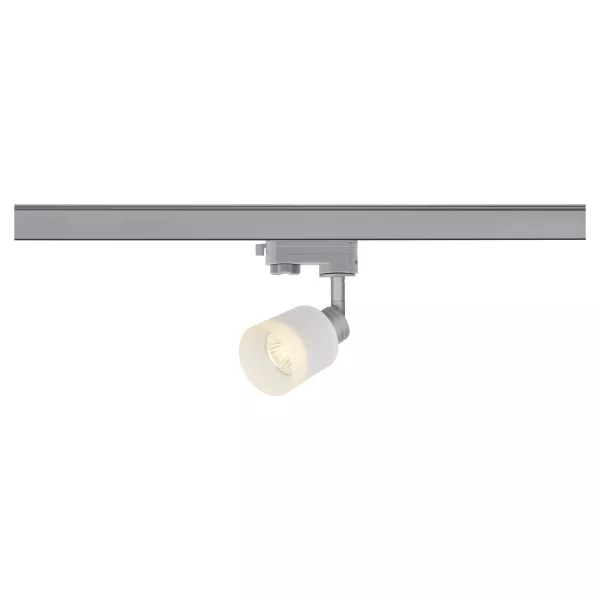 SLV - PURI TRACK VERRE, gris argent, GU10, max. 50W, adaptateur 3 allumages inclus (1001873)