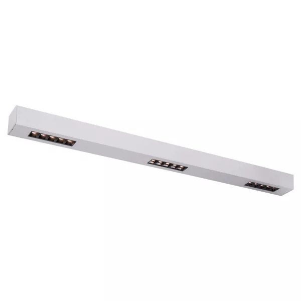 SLV - Q-LINE�, plafonnier int�rieur, 1m, gris argent, LED, 46W, 3000K, variable (1000687)