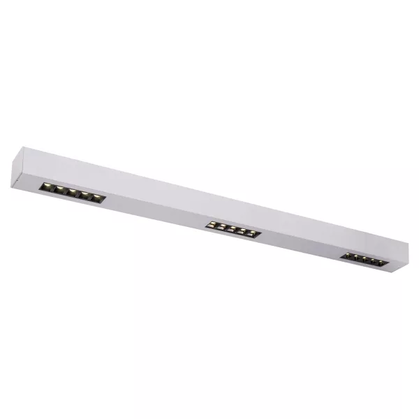 SLV - Q-LINE�, plafonnier int�rieur, 1m, gris argent, LED, 46W, 4000K, variable (1000690)