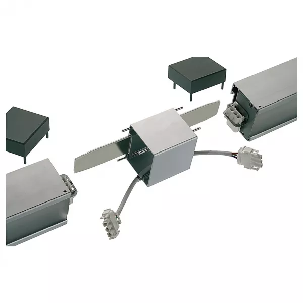 SLV - Q-LINE� WALL, connecteur droit, alu naturel (155052)