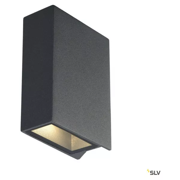 SLV - QUAD UP/DOWN 12, applique ext�rieure, anthracite, LED, 6,8W, 3000K, IP44 (232475)