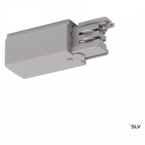 SLV - S-TRACK, alimentation, gris argent, terre droite (175044)