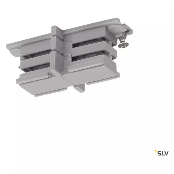 SLV - S-TRACK, connecteur droit, gris argent (175084)