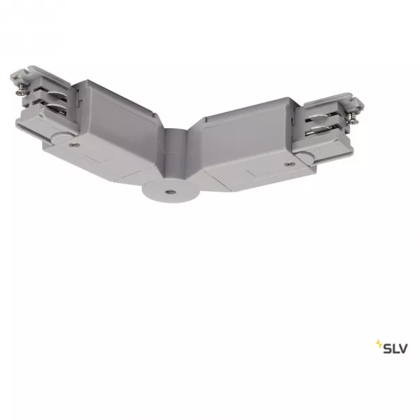 SLV - S-TRACK, connecteur flex, pour rail 3 allumages, int�rieur, gris argent (175104)